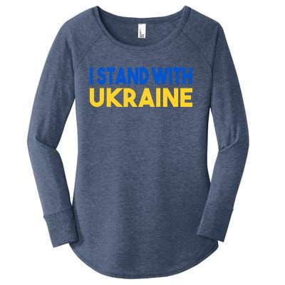 Ukraine Flag I Stand With Ukraine Gift Women's Perfect Tri Tunic Long Sleeve Shirt