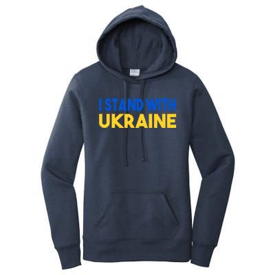 Ukraine Flag I Stand With Ukraine Gift Women's Pullover Hoodie