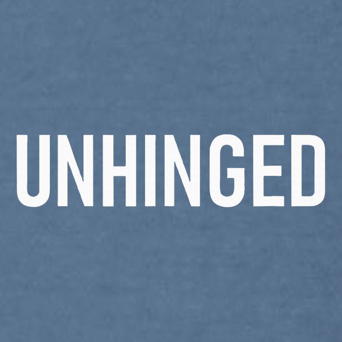 Unhinged Funny Jokes Sarcastic Garment-Dyed Sweatshirt