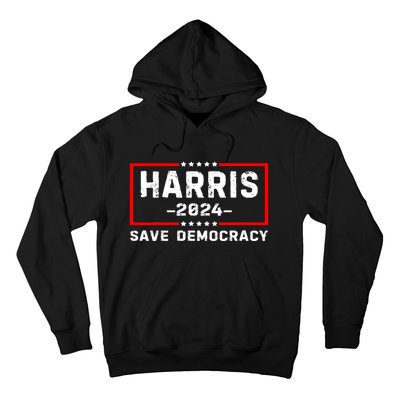 Us Flag Kamala Harris Harris 2024 Democratic President Gift Hoodie