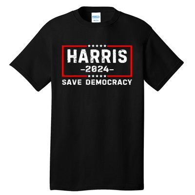 Us Flag Kamala Harris Harris 2024 Democratic President Gift Tall T-Shirt