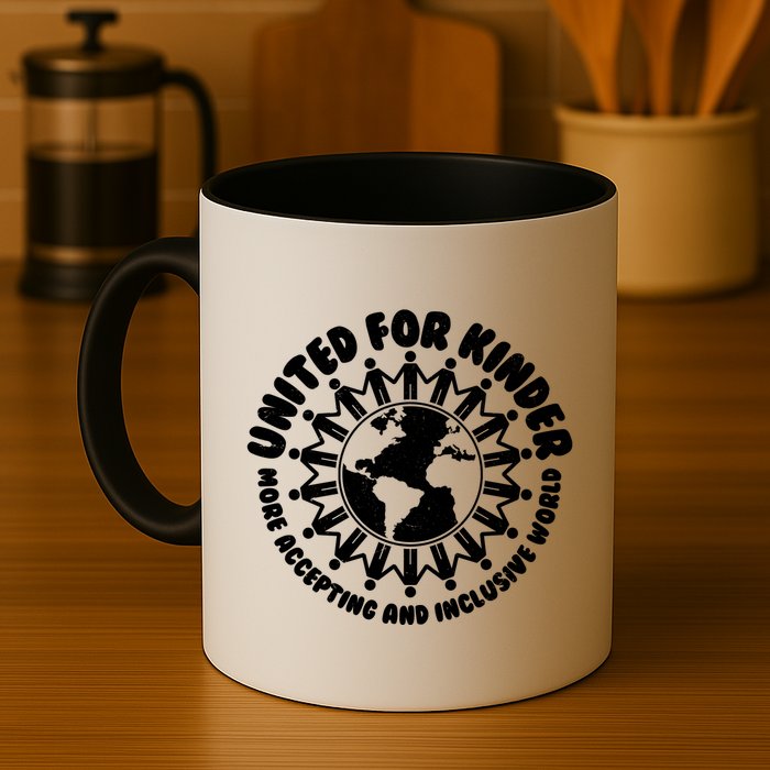 United For Kinder More Accepting And Inclusive World Be Kind Mug