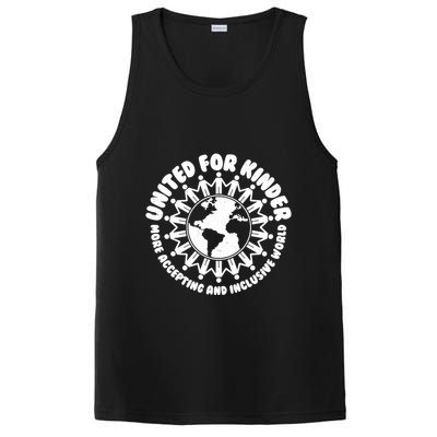 United For Kinder More Accepting And Inclusive World Be Kind PosiCharge Competitor Tank
