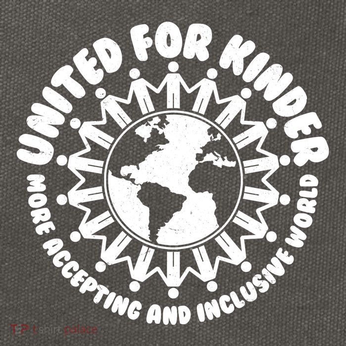 United For Kinder More Accepting And Inclusive World Be Kind Cotton Canvas Backpack