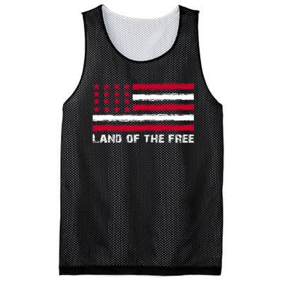 Us Flag Land Of The Free America 4th Of July Mesh Reversible Basketball Jersey Tank