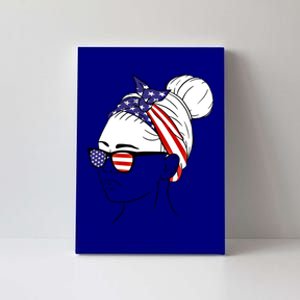 Usa Flag Let´s Go United States America Gift Canvas