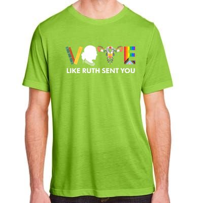 Uterus Feminist Lgbt Vote Like Ruth Sent You Adult ChromaSoft Performance T-Shirt