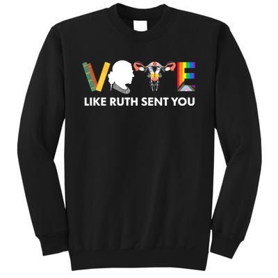 Uterus Feminist Lgbt Vote Like Ruth Sent You Sweatshirt