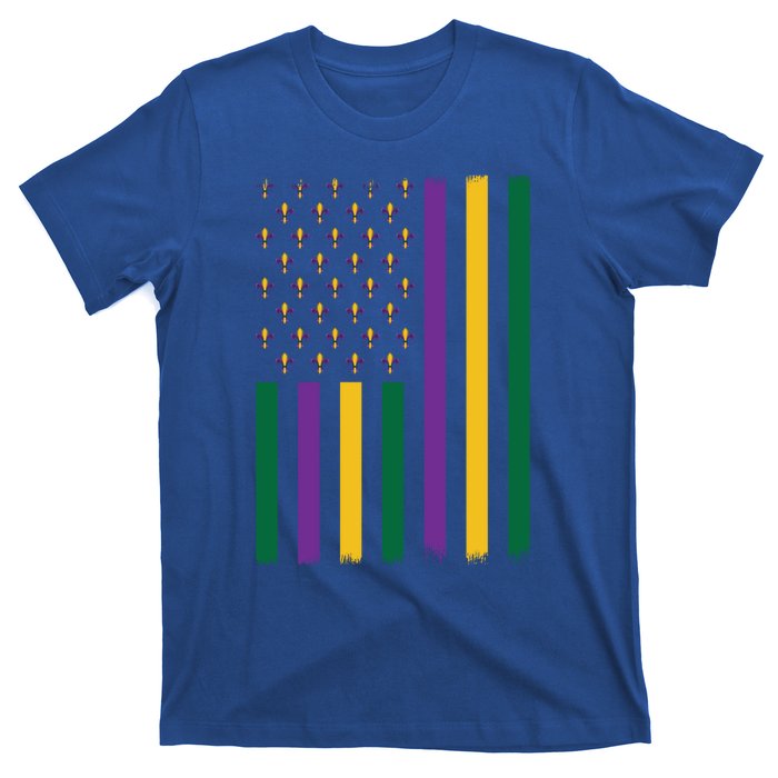 Usa Flag Masquerade Carnival Patriotic American Mardi Gras Gift T-Shirt