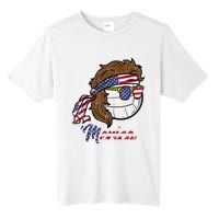 Us Flag Merica Volleyball Memorial Day 4th Of July Tall Fusion ChromaSoft Performance T-Shirt