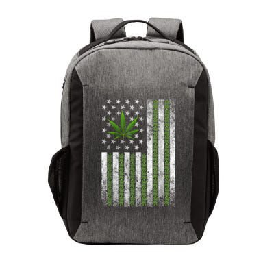 Usa Flag Marijuana Funny Weed Leaf Flag Cannabis Stoner 420 Vector Backpack