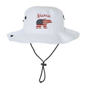 Usa Flag Mama Bear American Mom July 4 Patriotic Election Gift Legacy Cool Fit Booney Bucket Hat