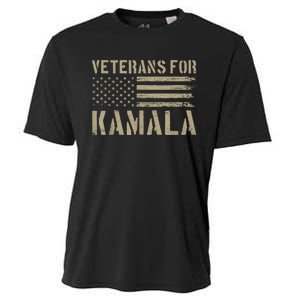 Usa Flag Military Election Veterans For Kamala Harris 2024 Gift Cooling Performance Crew T-Shirt