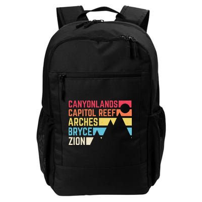 Utahs Five National Parks Souvenir NPS Moab Utah Mighty 5 Backpack