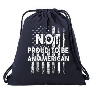 Usa Flag Not Proud To Be An American Citizen Veteran Women Tank Top Drawstring Bag