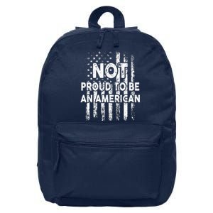 Usa Flag Not Proud To Be An American Citizen Veteran Women Tank Top 16 in Basic Backpack