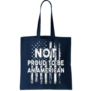 Usa Flag Not Proud To Be An American Citizen Veteran Women Tank Top Tote Bag