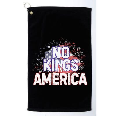 Usa Flag No Kings In America Democracy Golf Towel
