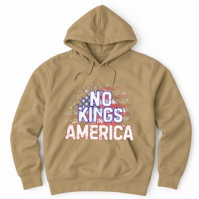 Usa Flag No Kings In America Democracy Hoodie