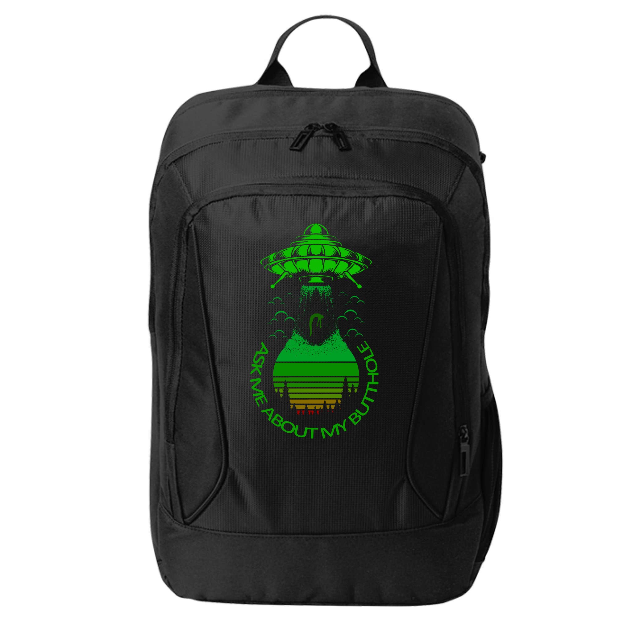 UFO Adduction As Me About My Butthole City Backpack
