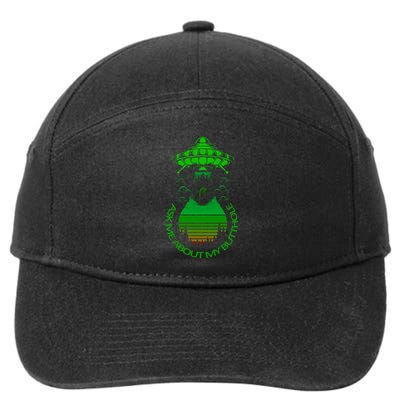 UFO Adduction As Me About My Butthole 7-Panel Snapback Hat