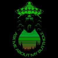 UFO Adduction As Me About My Butthole Drawstring Bag