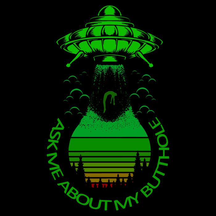 UFO Adduction As Me About My Butthole Drawstring Bag