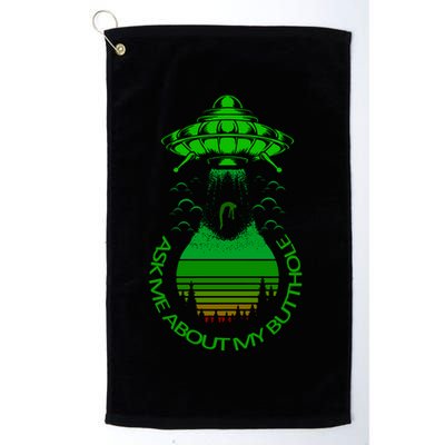 UFO Adduction As Me About My Butthole Golf Towel
