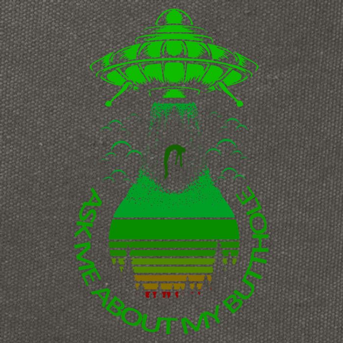 UFO Adduction As Me About My Butthole Cotton Canvas Backpack
