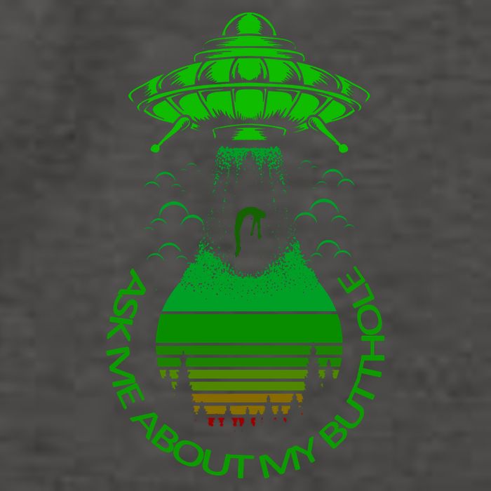 UFO Adduction As Me About My Butthole Vector Backpack