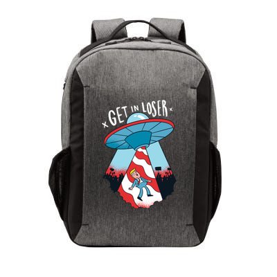 UFO Aliens Abducted Trump Get In Loser Vector Backpack