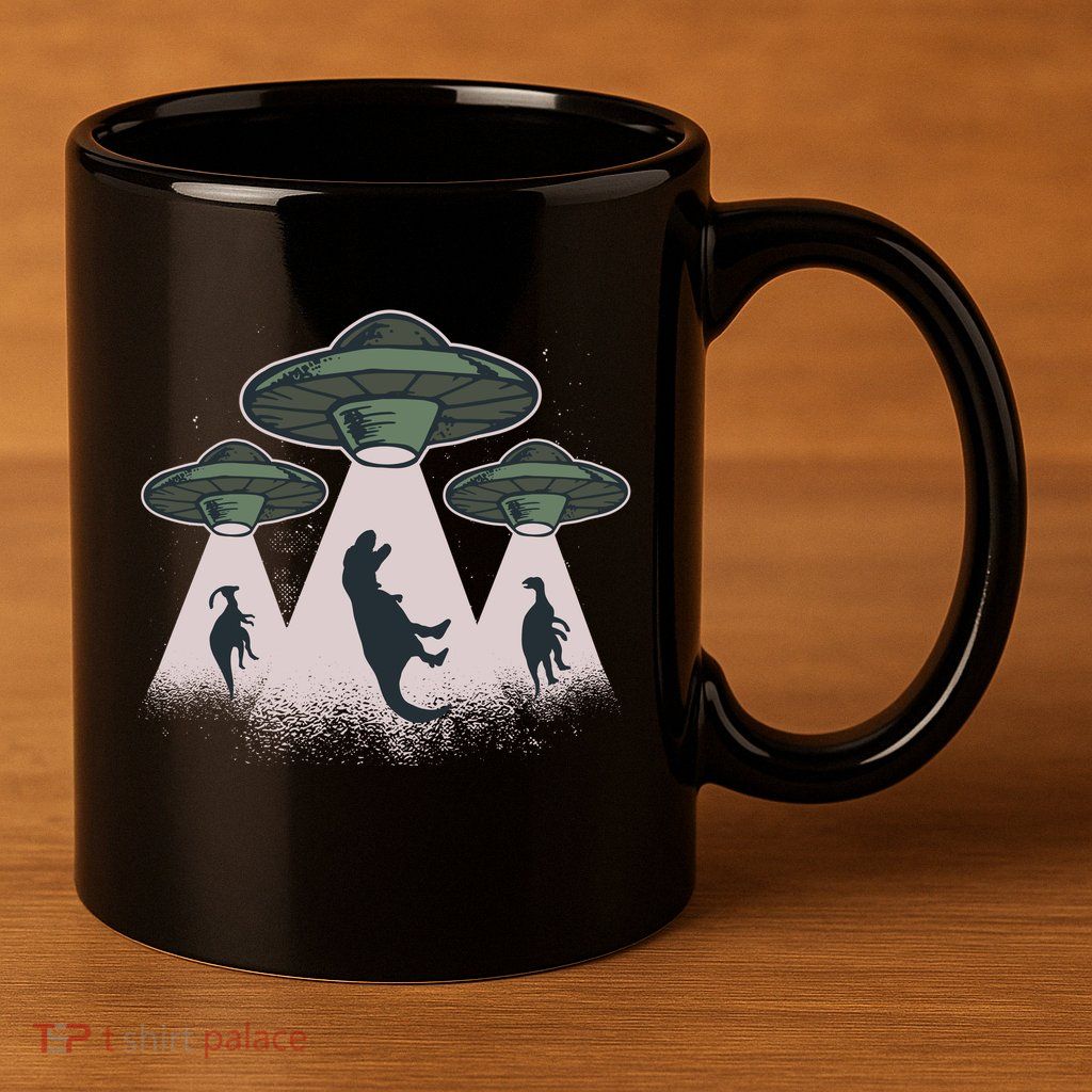 UFO Dinos 11oz C Handle Ceramic Mug