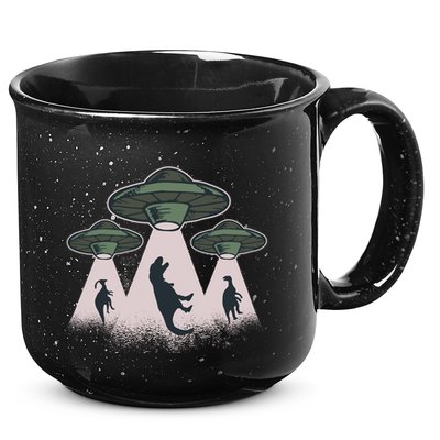 UFO Dinos 15oz Campfire Ceramic Mug