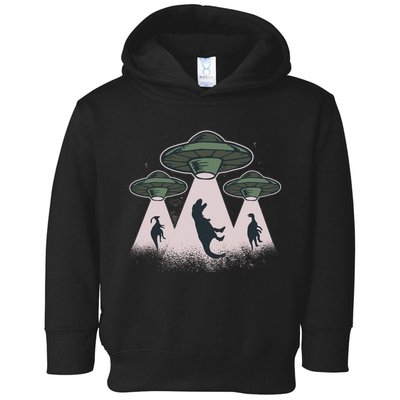 UFO Dinos Toddler Hoodie