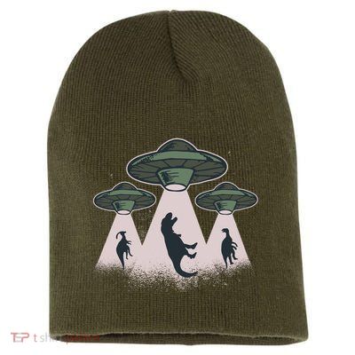 UFO Dinos Short Acrylic Beanie