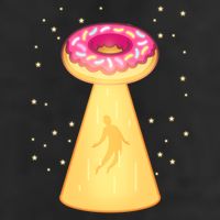 UFO Donuts Adult Drive Performance Visor
