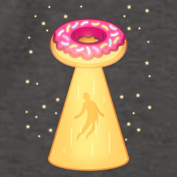 UFO Donuts Vector Backpack