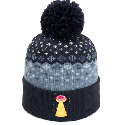 UFO Donuts The Baniff Cuffed Pom Beanie