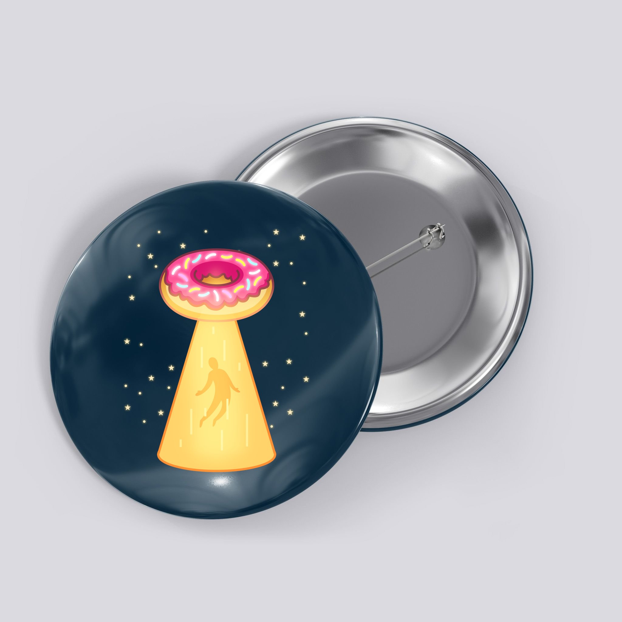 UFO Donuts Button