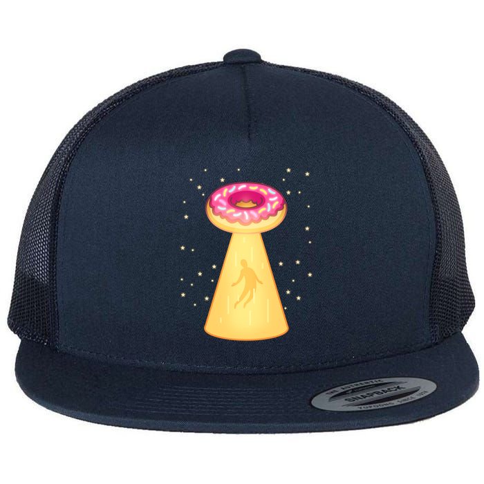 UFO Donuts Flat Bill Trucker Hat