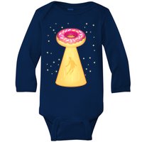 UFO Donuts Baby Long Sleeve Bodysuit