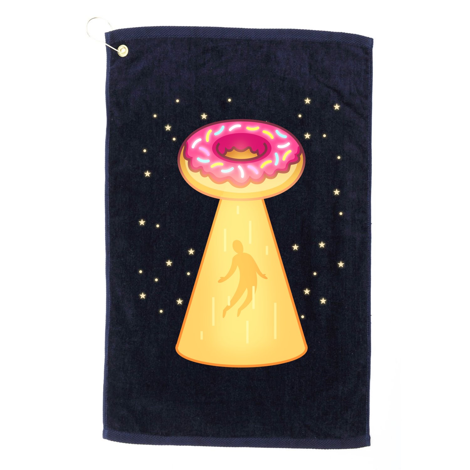 UFO Donuts Golf Towel