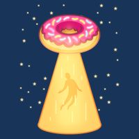 UFO Donuts Kids T-Shirt
