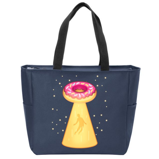 UFO Donuts Zip Tote Bag