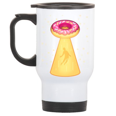 UFO Donuts Stainless Steel Travel Mug