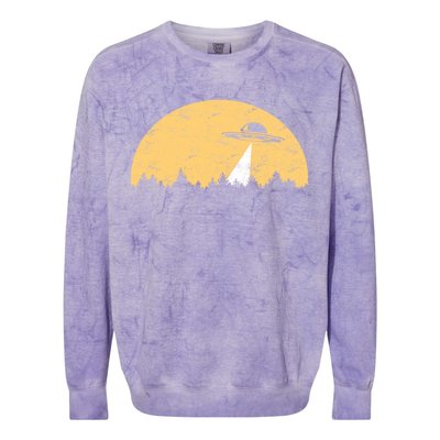 UFO Moon Wilderness Colorblast Crewneck Sweatshirt