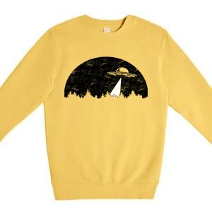 UFO Moon Wilderness Premium Crewneck Sweatshirt