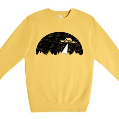 UFO Moon Wilderness Premium Crewneck Sweatshirt