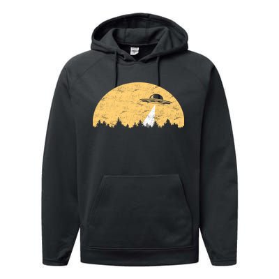 UFO Moon Wilderness Performance Fleece Hoodie