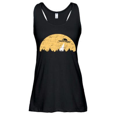 UFO Moon Wilderness Ladies Essential Flowy Tank